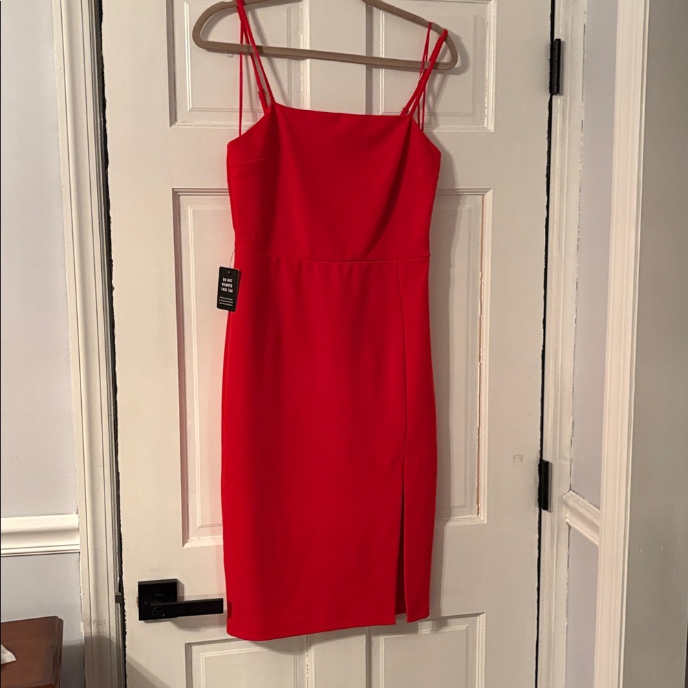 Express Chic Red Dress